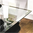 Furniture of America Genaveve Stainless Steel 7-Piece Dining Set in Silver