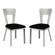 Furniture of America Genaveve Metal 7-Piece Dining Table Set in Silver