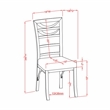 Furniture of America Halliway Stainless Steel Dining Chair in Silver (Set of 2)