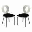 Furniture of America Halliway 5-Piece Stainless Steel Round Dining Set in Silver