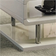 Furniture of America Lazer Geometric Wood Coffee Table in Glossy White