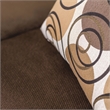 Furniture of America Tremble Transitional Fabric Upholstered Sofa in Chocolate