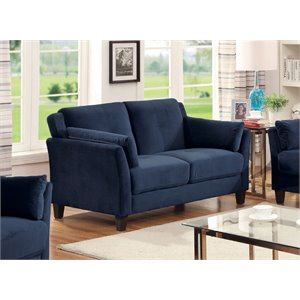 Trevon Tufted Fabric Loveseat