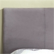 Furniture of America Ramone Fabric Full/Queen Headboard in Gray