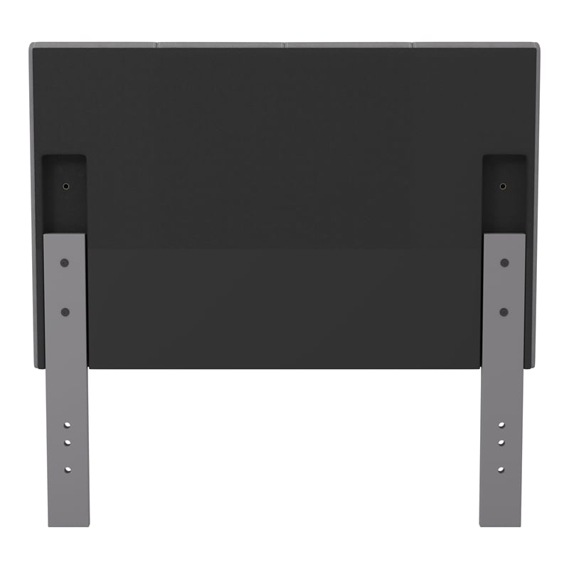 Furniture of America Ramone Fabric Full/Queen Headboard in Gray