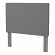 Furniture of America Ramone Fabric Full/Queen Headboard in Gray