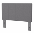 Furniture of America Ramone Fabric Full/Queen Headboard in Gray