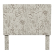 Furniture of America Ramone Fabric Full/Queen Headboard in Beige