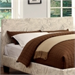 Furniture of America Ramone Fabric Queen Platform Bed in Beige