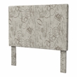 Furniture of America Ramone Fabric Queen Platform Bed in Beige