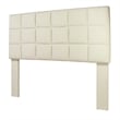 Furniture of America Hellan Fabric Upholstered Full/Queen Headboard in Ivory