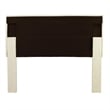Furniture of America Hellan Fabric Upholstered Full/Queen Headboard in Ivory