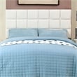 Furniture of America Hellan Fabric Upholstered Full/Queen Headboard in Ivory