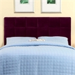 Furniture of America Hellan Fabric Upholstered Full/Queen Headboard in Purple