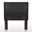 Furniture of America Hellan Fabric Upholstered Twin Headboard in Purple