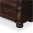 Furniture of America Eleo Traditional Wood 4-Drawer Media Chest in Brown Cherry
