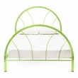 Furniture of America Beasley Contemporary Metal Platform Full Bed in Green