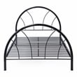 Furniture of America Beasley Contemporary Metal Platform Full Bed in Black