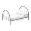 Furniture of America Beasley Contemporary Metal Platform Full Bed in Silver