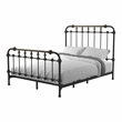 Furniture of America Cecil Transitional Metal Queen Spindle Bed in Antique Black