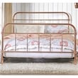 Furniture of America Gracie Contemporary Metal California King Bed in Rose Gold