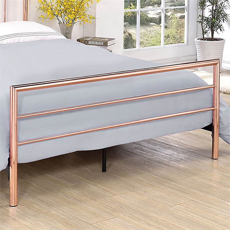 Furniture Of America Constanza Metal, Cal King Panel Bed Frame