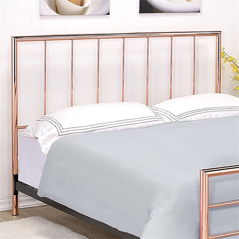 Furniture Of America Constanza Metal, Cal King Panel Bed Frame