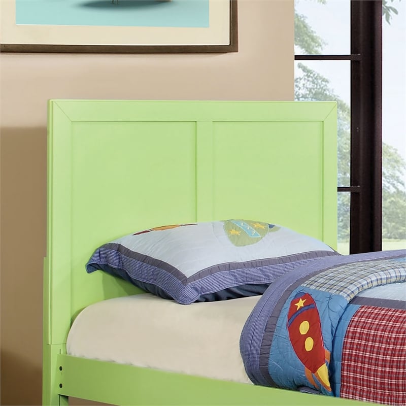Furniture of America Lupin Wood Twin Headboard in Pistachio Green