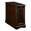 Furniture of America Daren I Transitional Wood Storage End Table in Cherry
