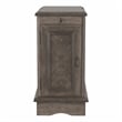 Furniture of America Daren I Transitional Storage End Table in Antique Brown