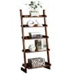 Furniture of America Carley Transitional Wood 5 Shelf Bookcase in Antique Oak