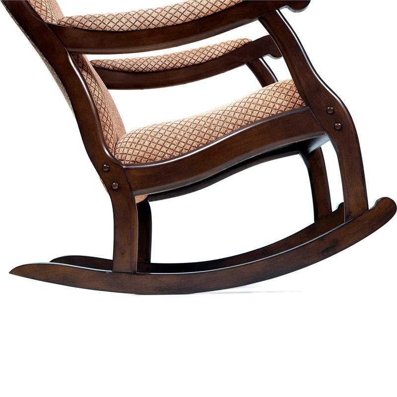 Furniture Of America Rivers Traditional, Padded Wooden Rocking Chairs