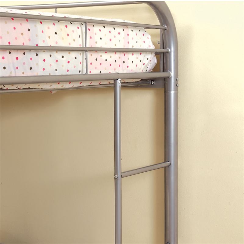 Furniture of America Lohani Metal Full over Full Bunk Bed in Metallic Gold