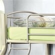 Furniture of America Lohani Metal Twin over Full Bunk Bed in Metallic Gold
