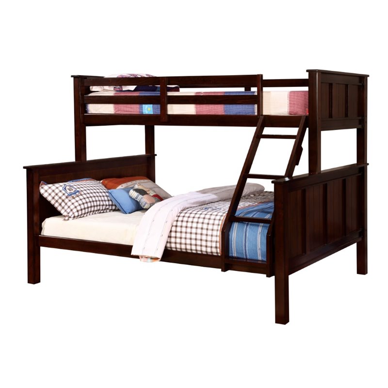 Furniture Of America Cory Wood Twin, Desk Bunk Bed Queen