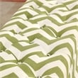 Furniture of America Laina Contemporary Fabric Storage Bench in Green