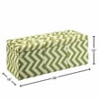 Furniture of America Laina Contemporary Fabric Storage Bench in Green