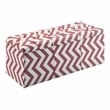 Furniture of America Laina Contemporary Fabric Storage Bench in Red