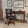 Furniture of America Matlock Traditional Wood Adjustable Gaming Chair in Cherry