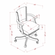 Furniture of America Matlock Traditional Wood Adjustable Gaming Chair in Cherry