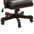 Furniture of America Matlock Traditional Wood Adjustable Gaming Chair in Cherry