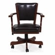 Furniture of America Matlock Traditional Wood Adjustable Gaming Chair in Cherry
