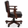 Furniture of America Matlock Traditional Wood Adjustable Gaming Chair in Cherry