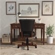 Furniture of America Matlock Traditional Wood Adjustable Gaming Chair in Cherry