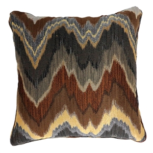 furniture of america haiti transitional square polyester multicolored throw pillow (set of 2)