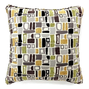 furniture of america vatanni contemporary square polyester multicolored throw pillow (set of 2)
