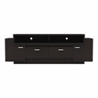 Furniture of America Santex Contemporary Wood 60-Inch TV Stand in Cappuccino