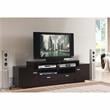 Furniture of America Braswell Wood Multi-Storage 72-Inch TV Stand in Cappuccino