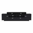 Furniture of America Braswell Wood Multi-Storage 72-Inch TV Stand in Black