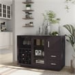 Furniture of America Payton Contemporary Wood Multi-Storage Buffet in Cappuccino